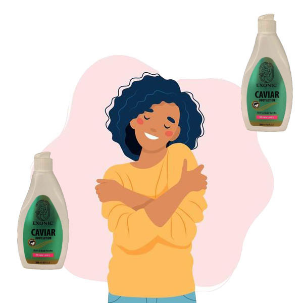 لوسیون بدن اکسونیک مدل خاویار حجم 300 میلی لیتر